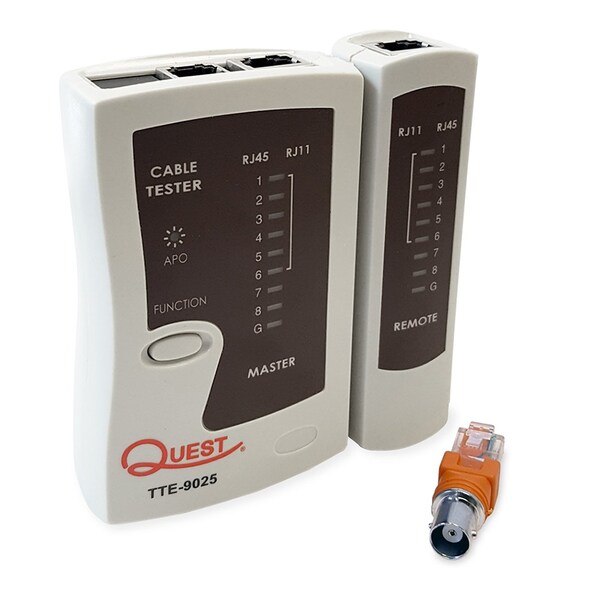 Remote Lan/Coax Cable Tester (Bnc, Rj11/12/45)